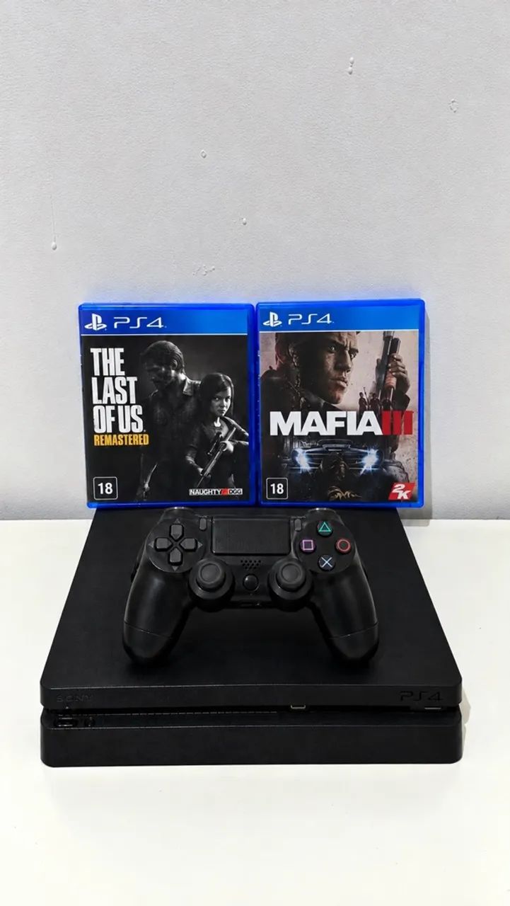 PS4 SLIM COM 2 JOGOS + 1 CONTROLE - Foto 2