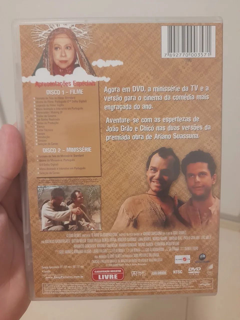 O auto da compadecida filme original (CD duplo) [USADO] - Foto 2