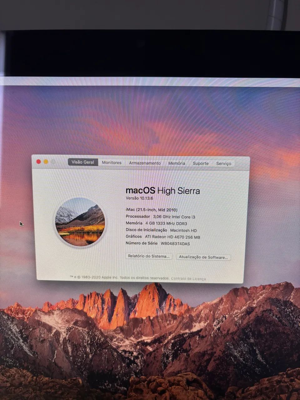 IMAC 21,5 Mid 2010 - Ótimo Estado!