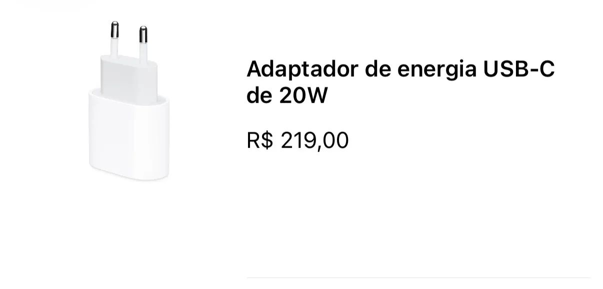 Adaptador de energia USB-C de 20W - Foto 3