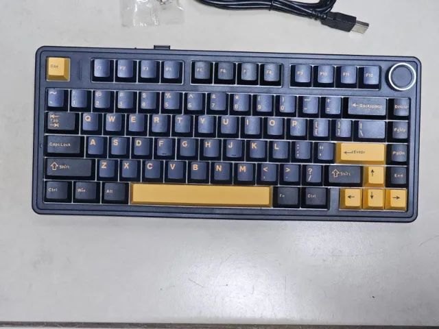 Teclado Mecânico AULA F75 - Thunder Black - Foto 3