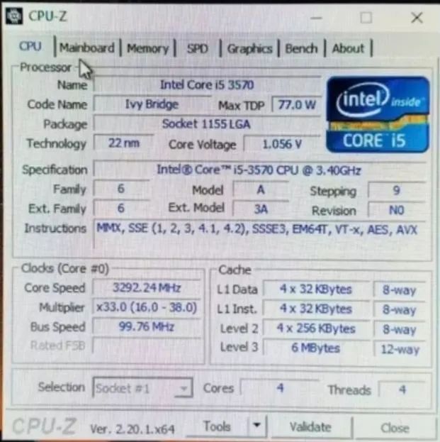 Processador de quarta geração 1150 i5 4070  - Foto 2