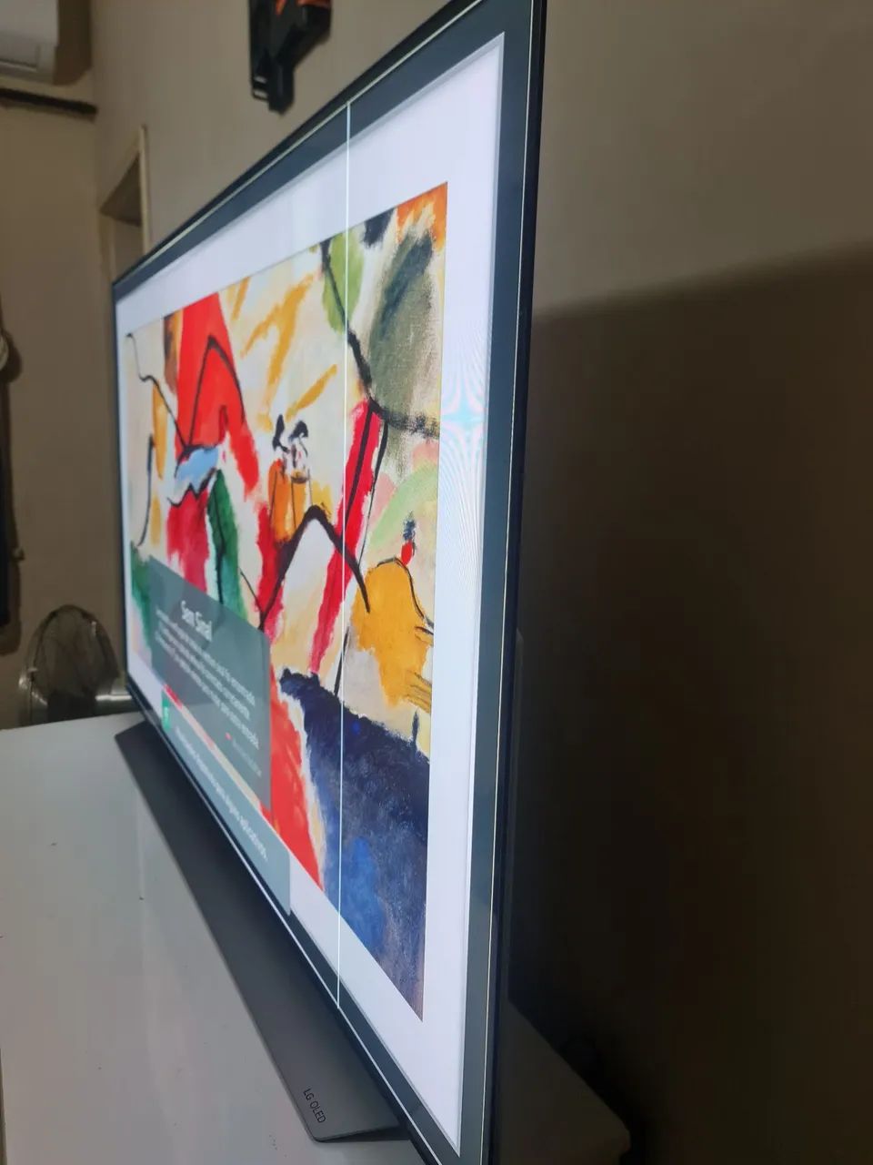 Televisão TV LG OLED 4K 55C1 funcionando - Foto 2