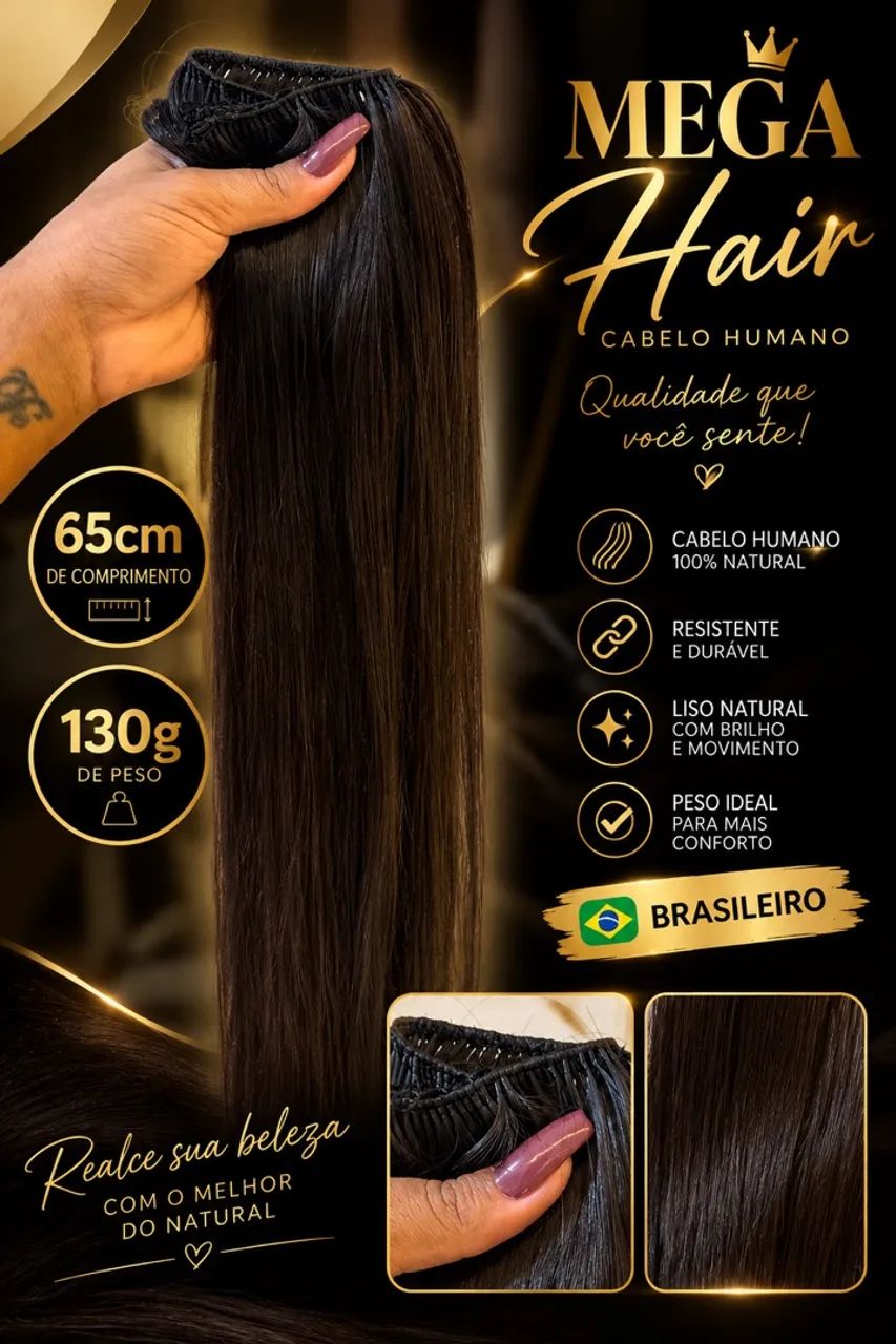 Mega Hair brasileiro 