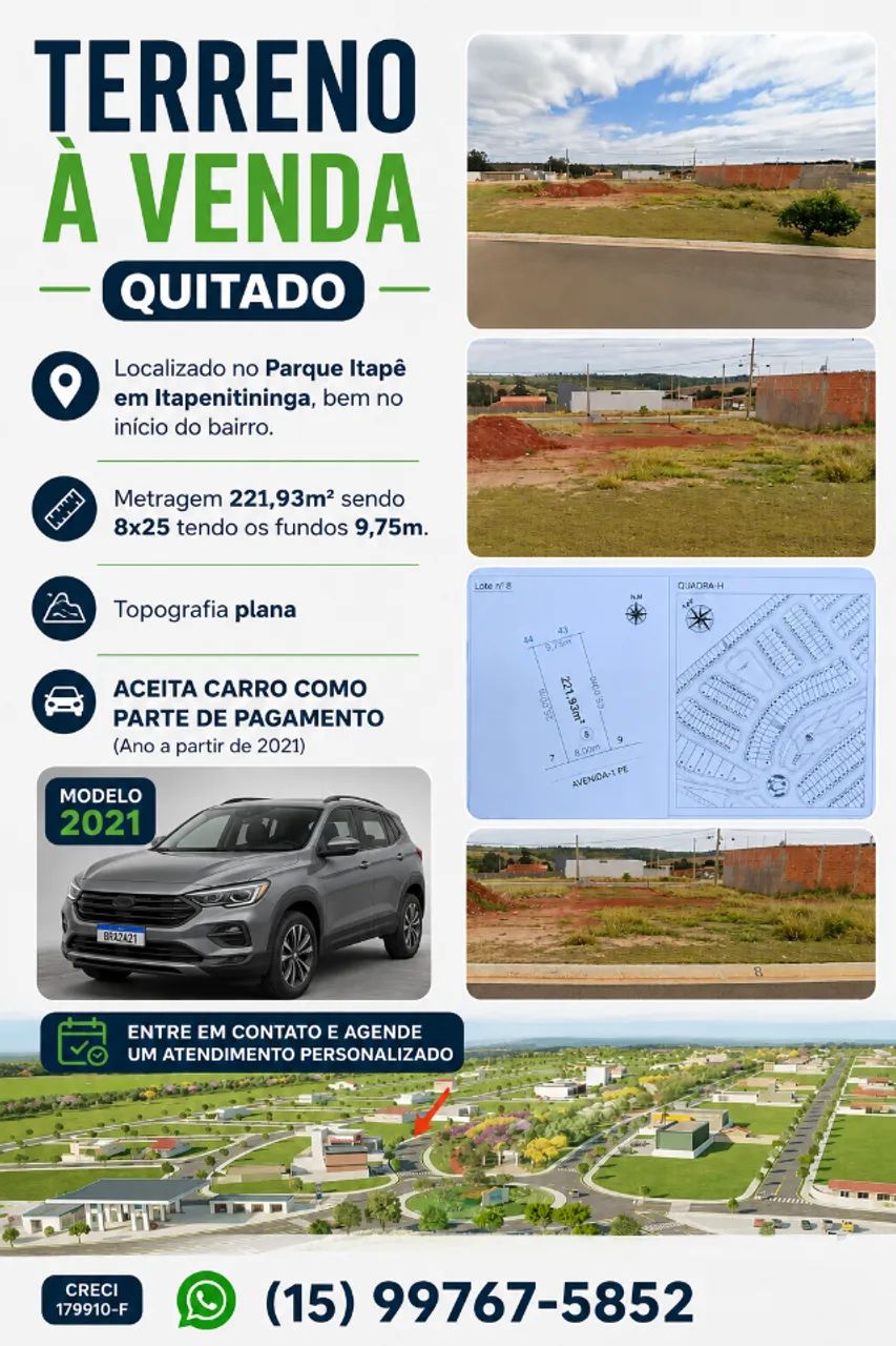 Parque Itape - Venda Quitado 