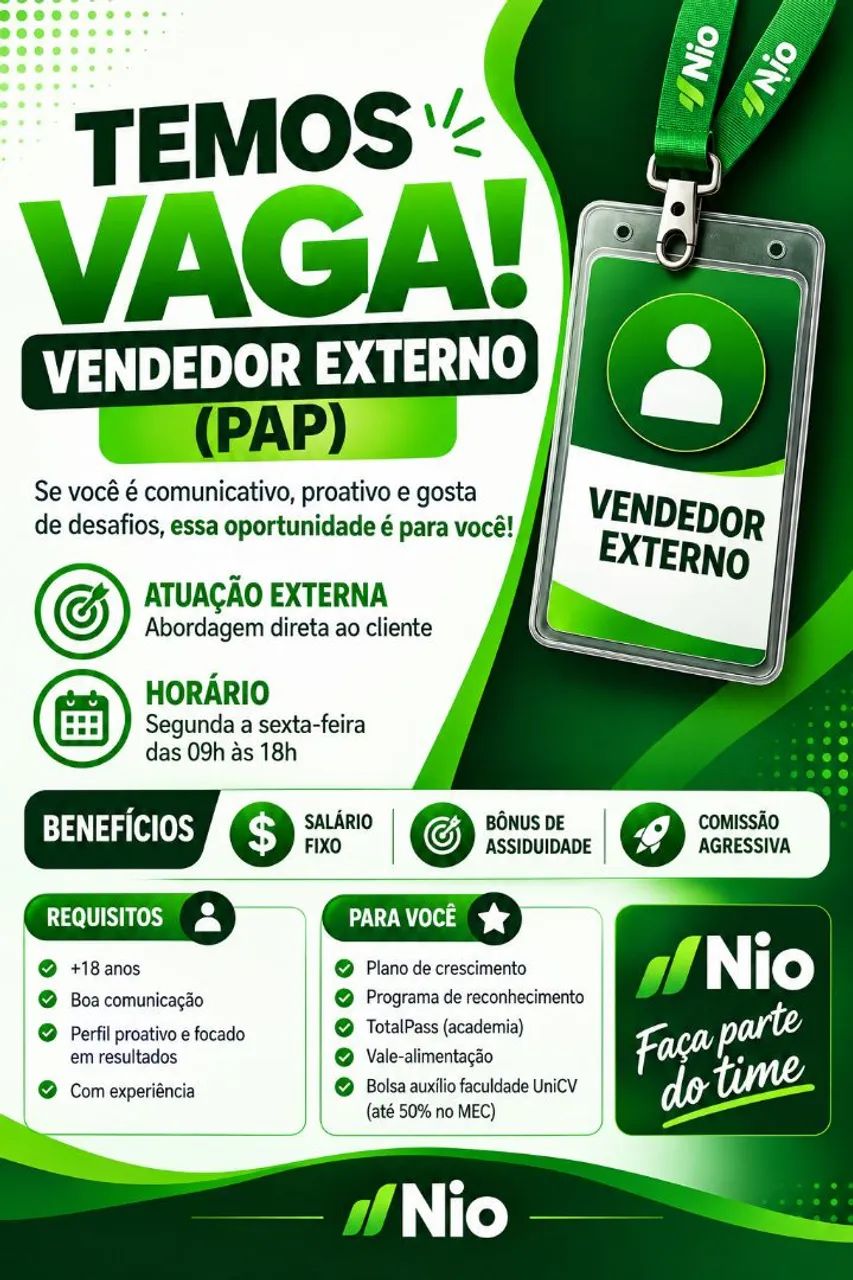 Vendedor Externo Telecom