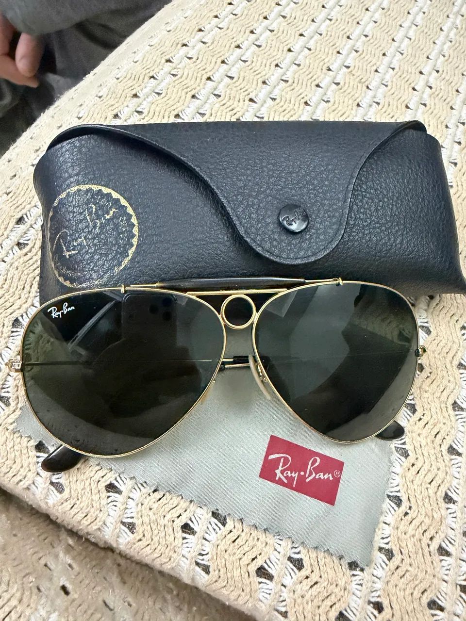 Óculos rayban original usado poucas vezes 