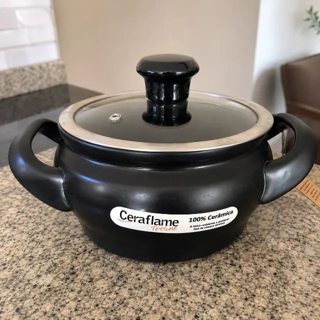 Caçarola Ceraflame Terrine 18 cm 3,4 L nova com tampa - Foto 5