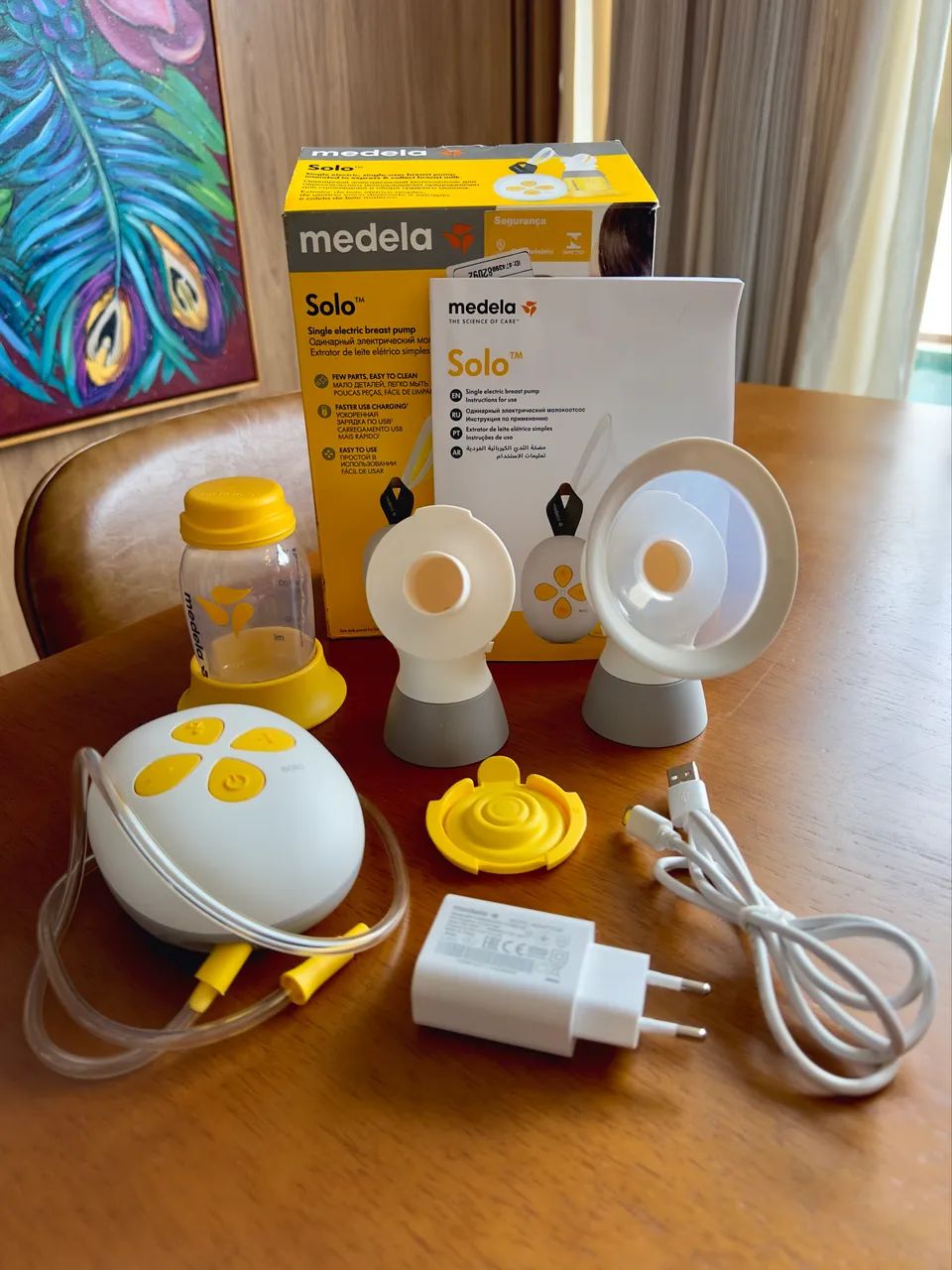 Máquina extratora de leite Medela nova  - Foto 2