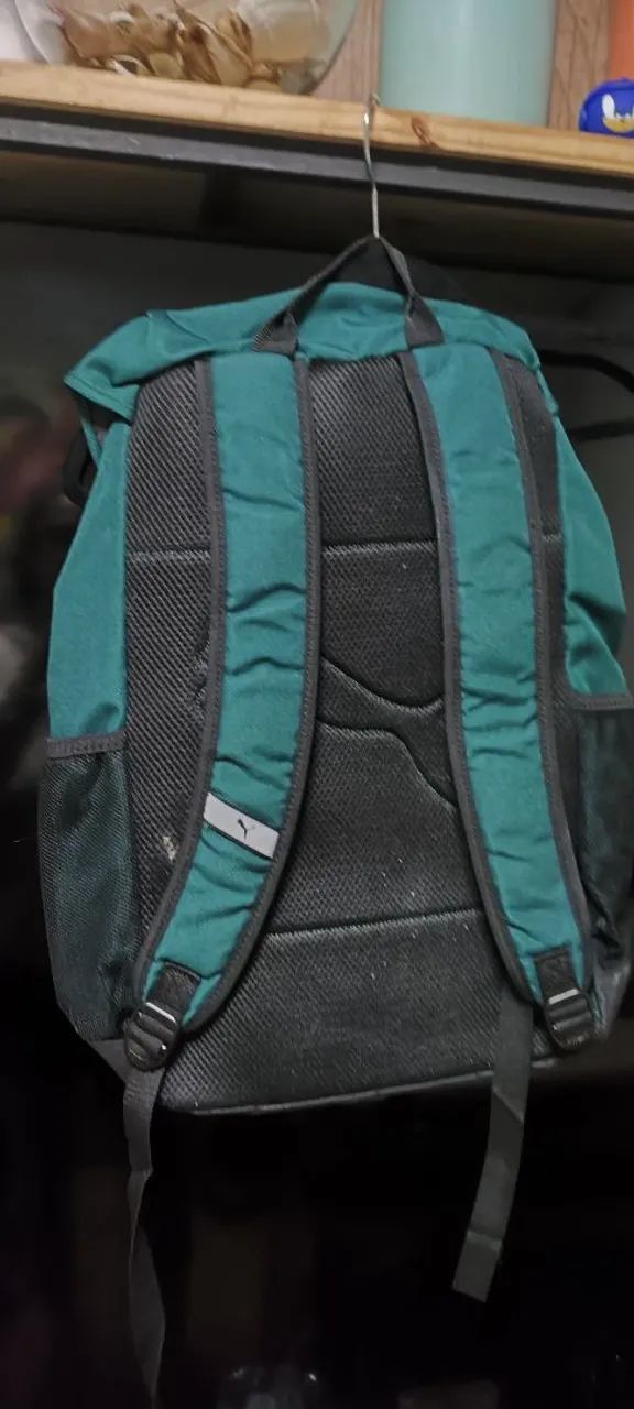 Mochila PUMA Flap Top Backpack Usada - Foto 2