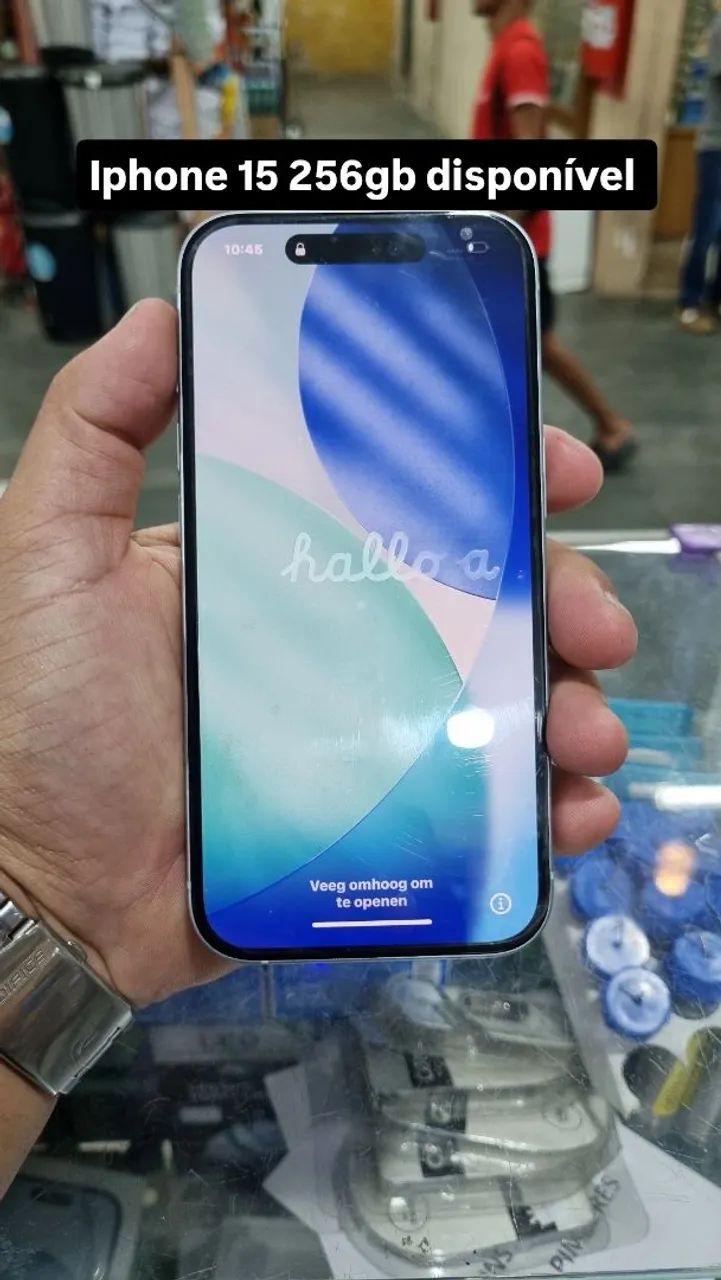 Iphone 15 Azul 256gb impecável