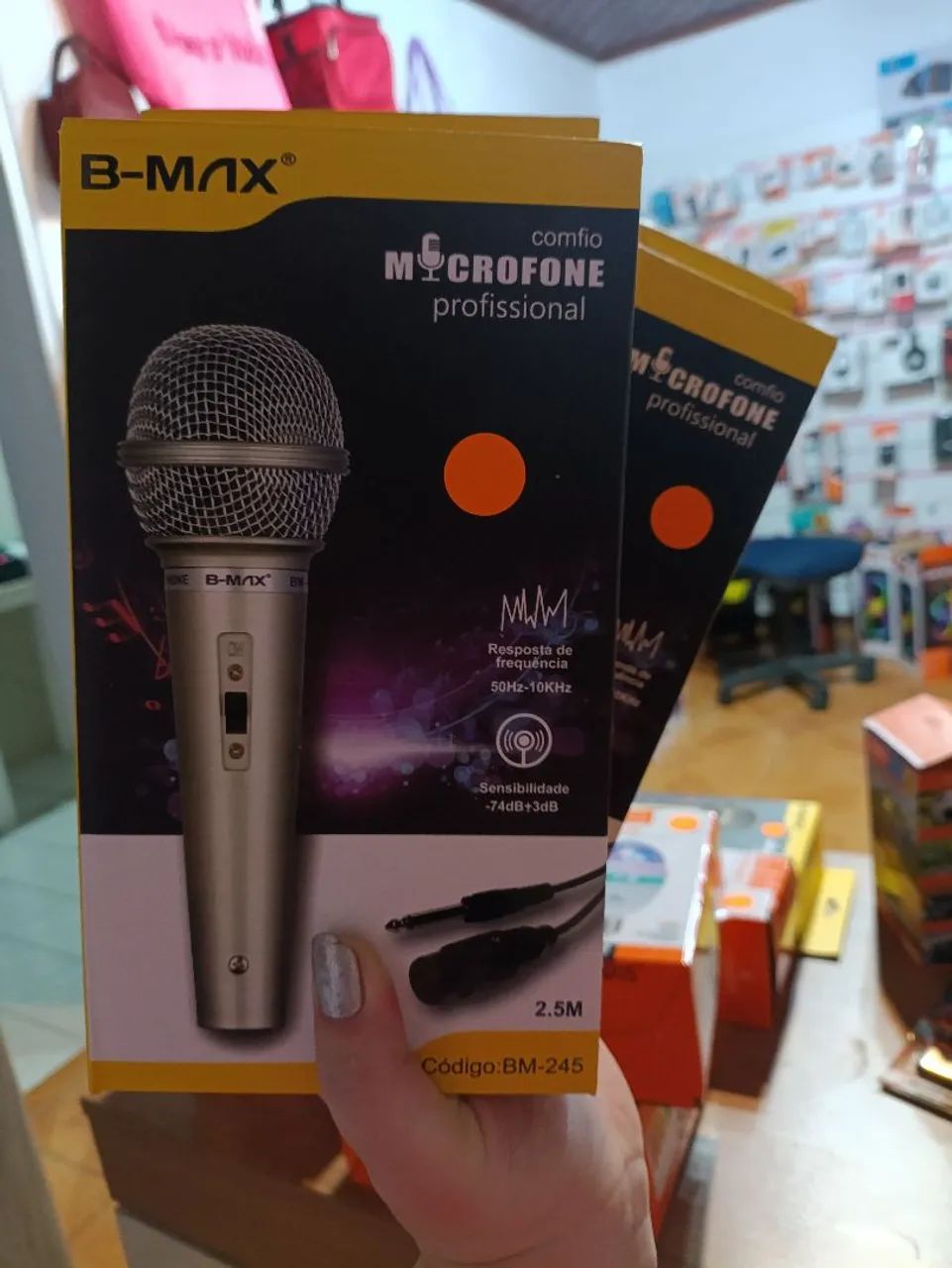 ? MICROFONE ? COM FIO 