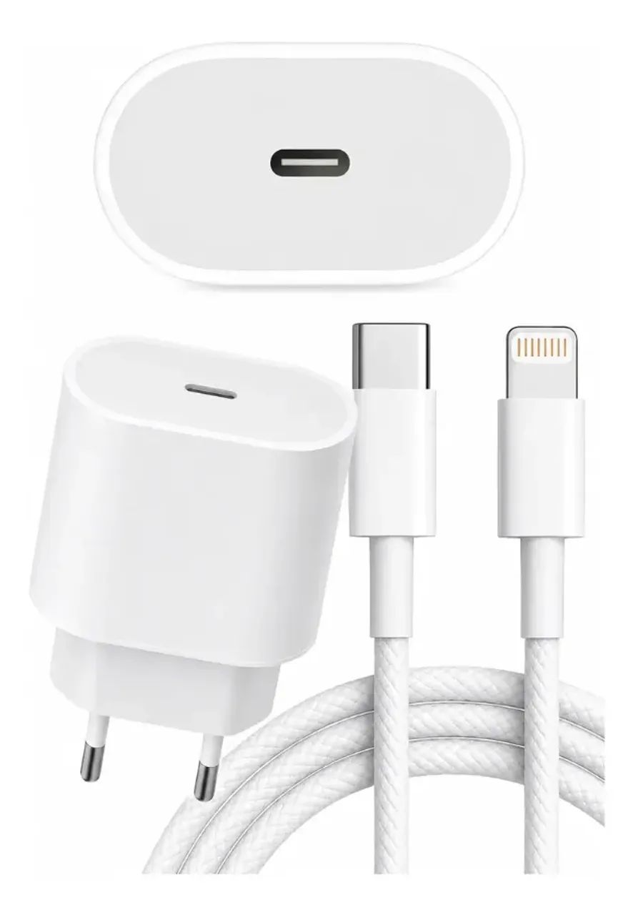 Carregador 20W USB-C Para Lightning Cable