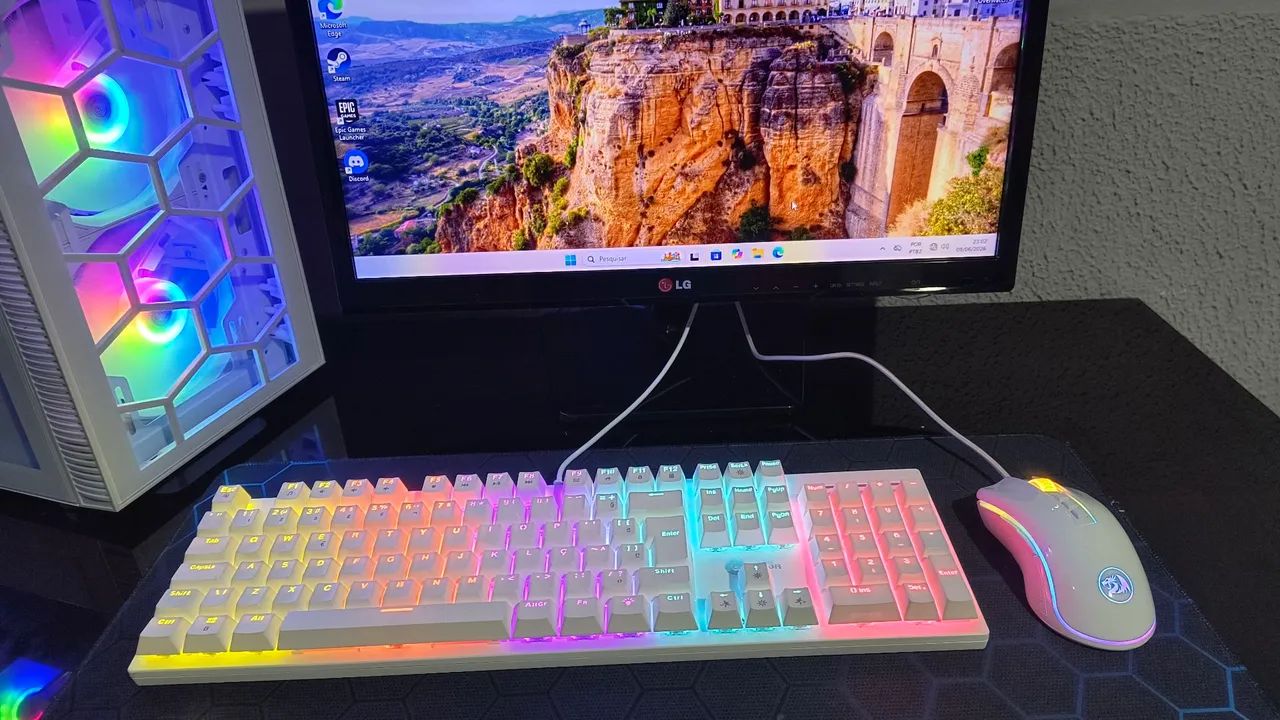 PC Gamer COMPLETO c/ Ryzen 5 + GTX 1660 Super - Foto 3