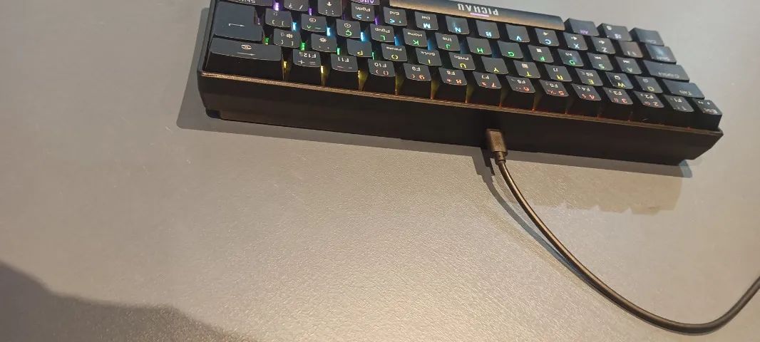 Kit netuno L Teclado mecânico Pichau switch red e mouse Pichau  - Foto 2