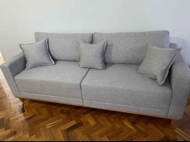 ? SOFÁ DENVER LUXO + BRINDE ALMOFADAS PÉS RETRO ? PAGA NA ENTREGA? - Foto 2