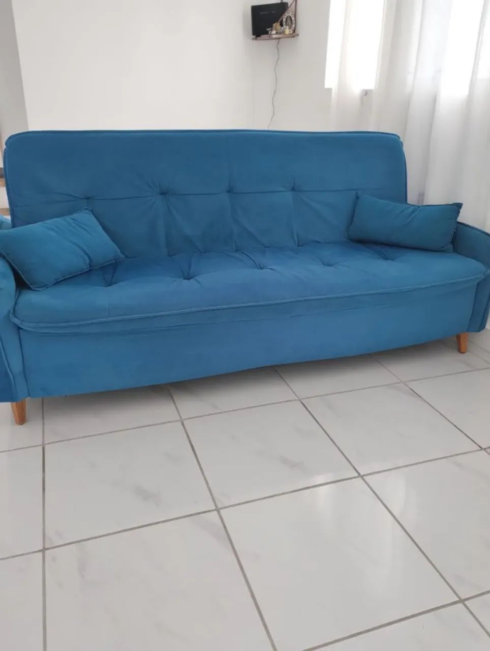 Vendo CAMA, COLCHOES, BASE BOX COMUM E RACK RETRÔ - Foto 4