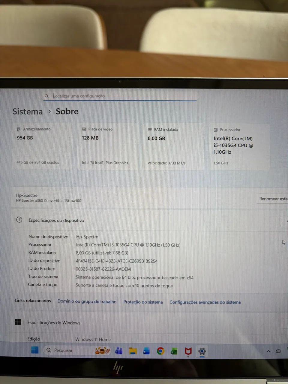 Notebook hp spectre x360 8gb 1tb - Foto 2