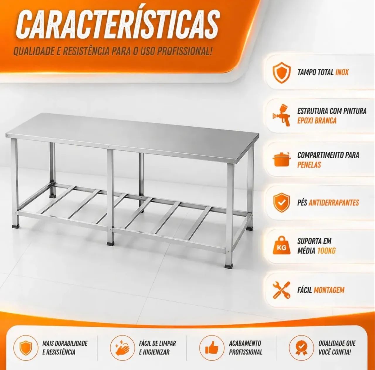 Mesa inox - Foto 4