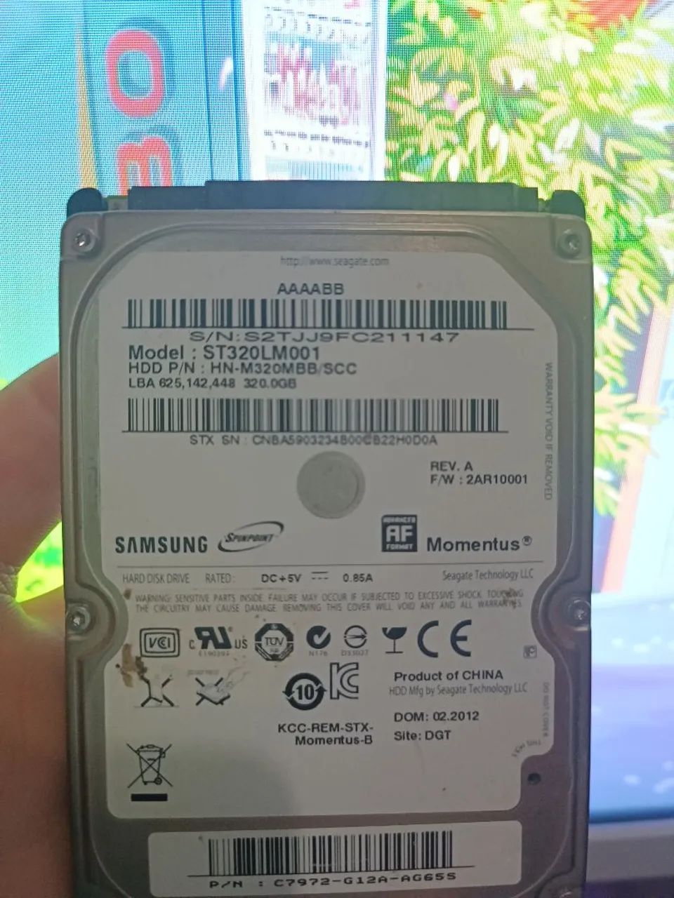HD 320GB Samsung - Foto 2
