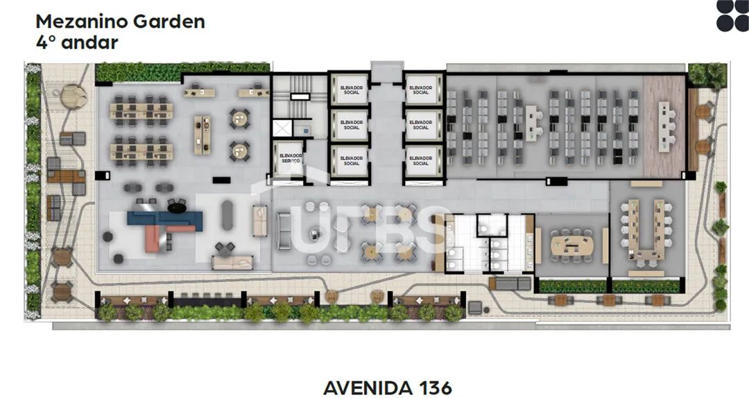 SALA OPUS PATEO 136 - 25 ANDAR - 56,10 m2 - Foto 5