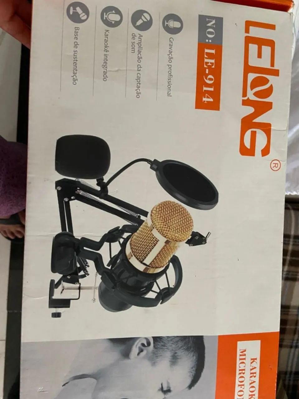 Microfone de Mesa Lelong - Foto 2