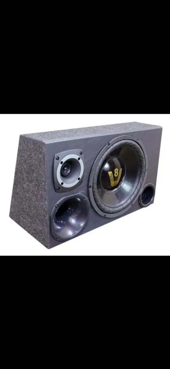 Kit Som Automotivo V8 - Subwoofer + Tweeter + Corneta + Amplificador Taramps TL-1500 - Foto 2