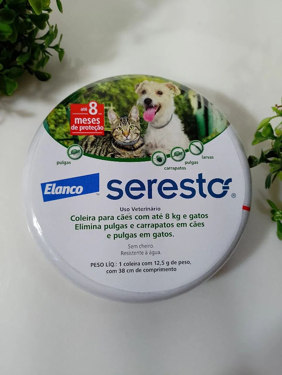 Seresto - Coleira Antipulgas para Cães até 8kg