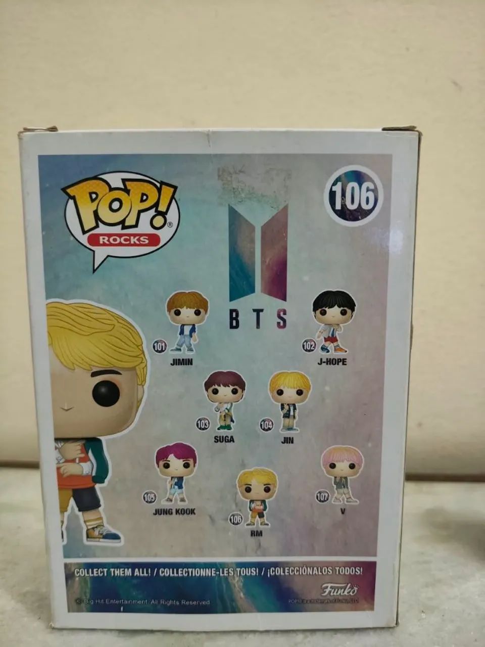 FUNKO POP BTS RM #106 ROCKS - COM CAIXA - COLECIONÁVEL - Foto 2