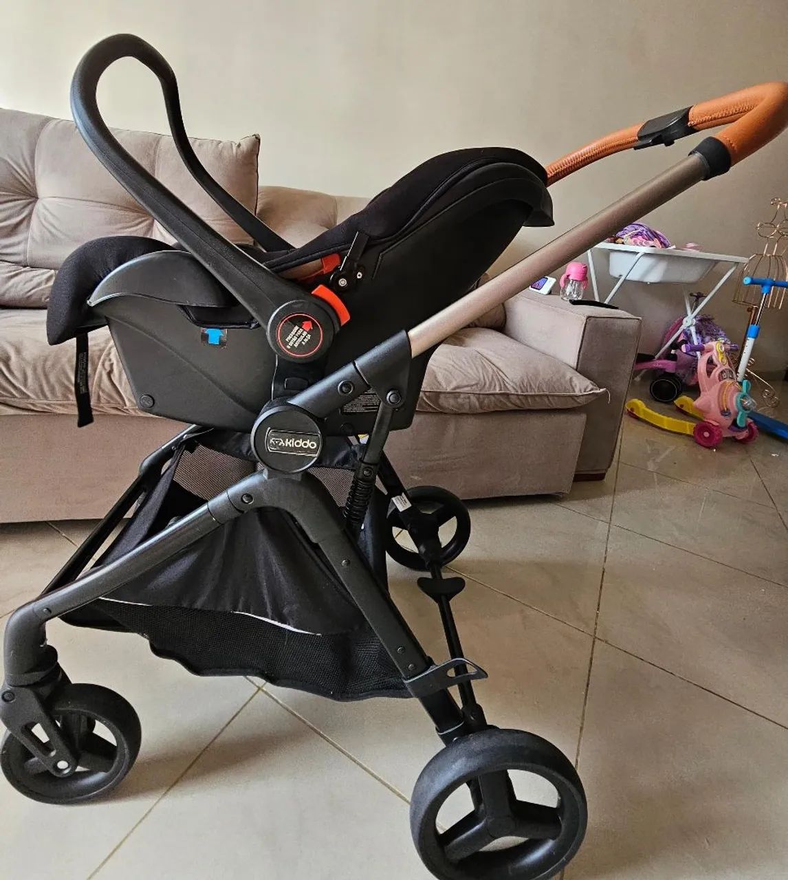 Carrinho de Bebê Kiddo Speddy 3 em 1!! - Foto 5