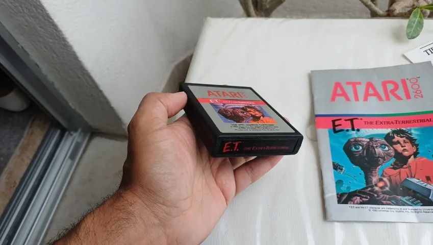 Jogo E.t. Extra Terrestre Atari 2600 + Manual + Insert Raro - Foto 2