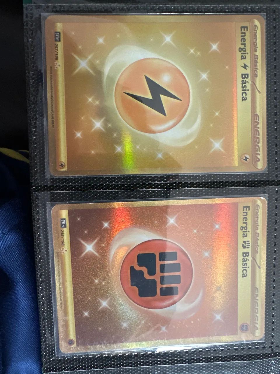 Cartas Pokémon gold dourada 