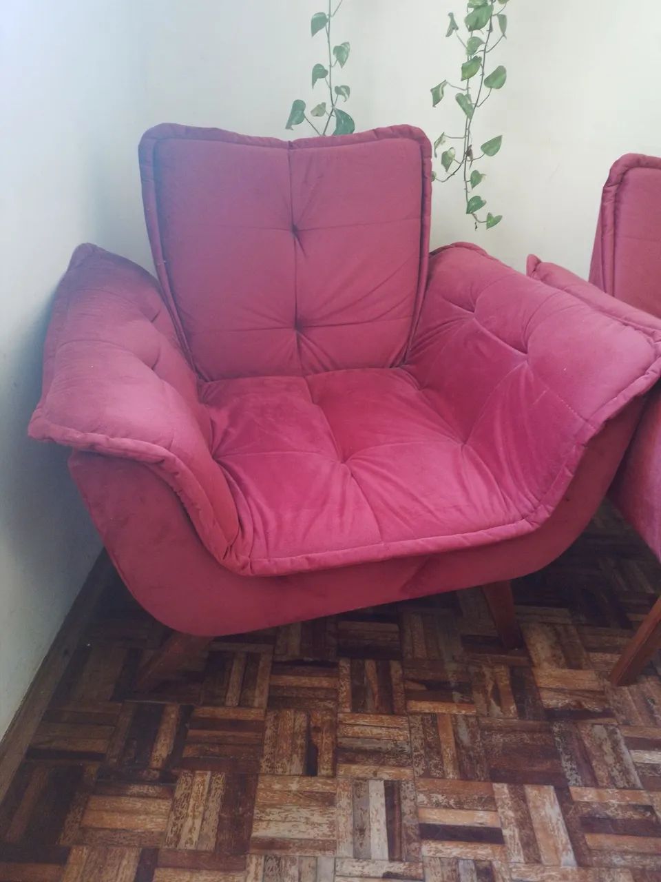 Poltronas vinho semi novas - Foto 2