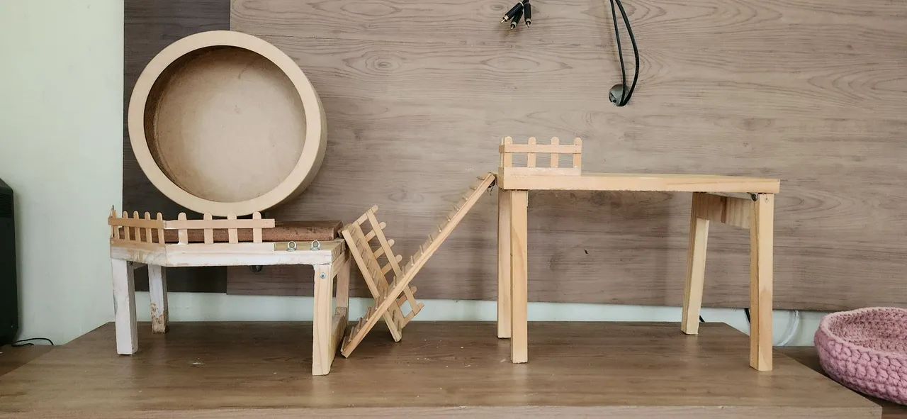 Itens de terrário para hamster ou roedores pequenos