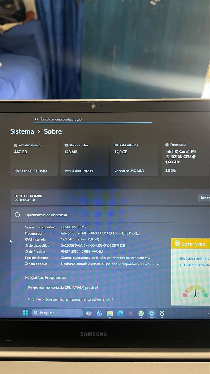 Notebook Samsung  - Foto 2