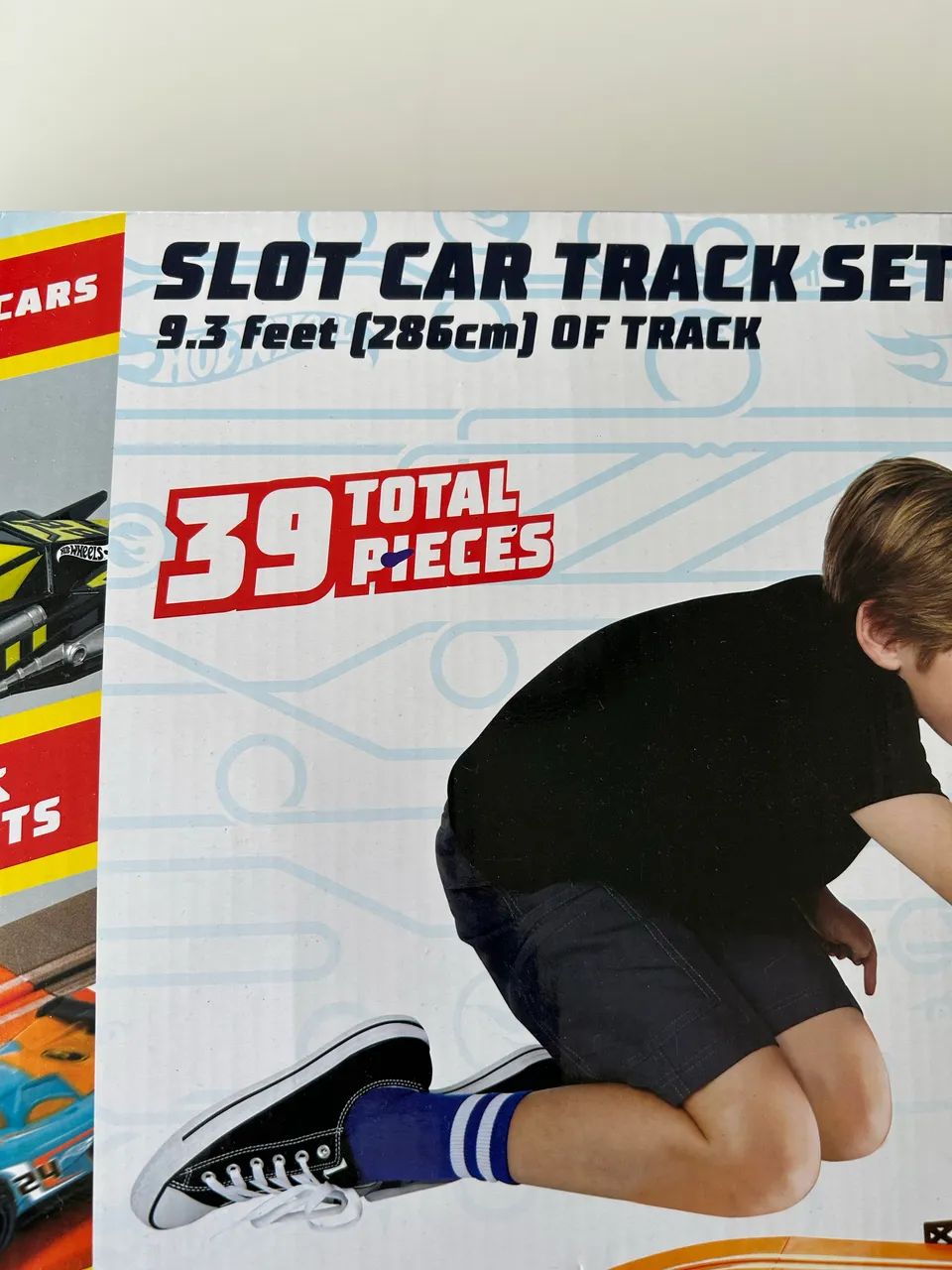 Slot car track set