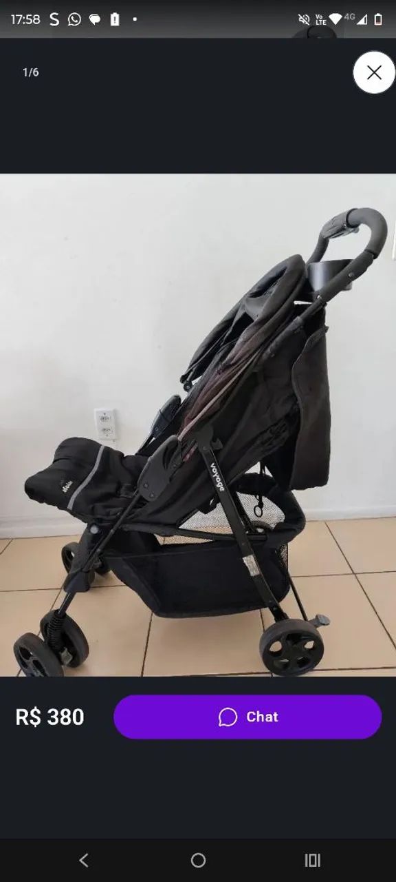 Carrinho de bebe Voyage 