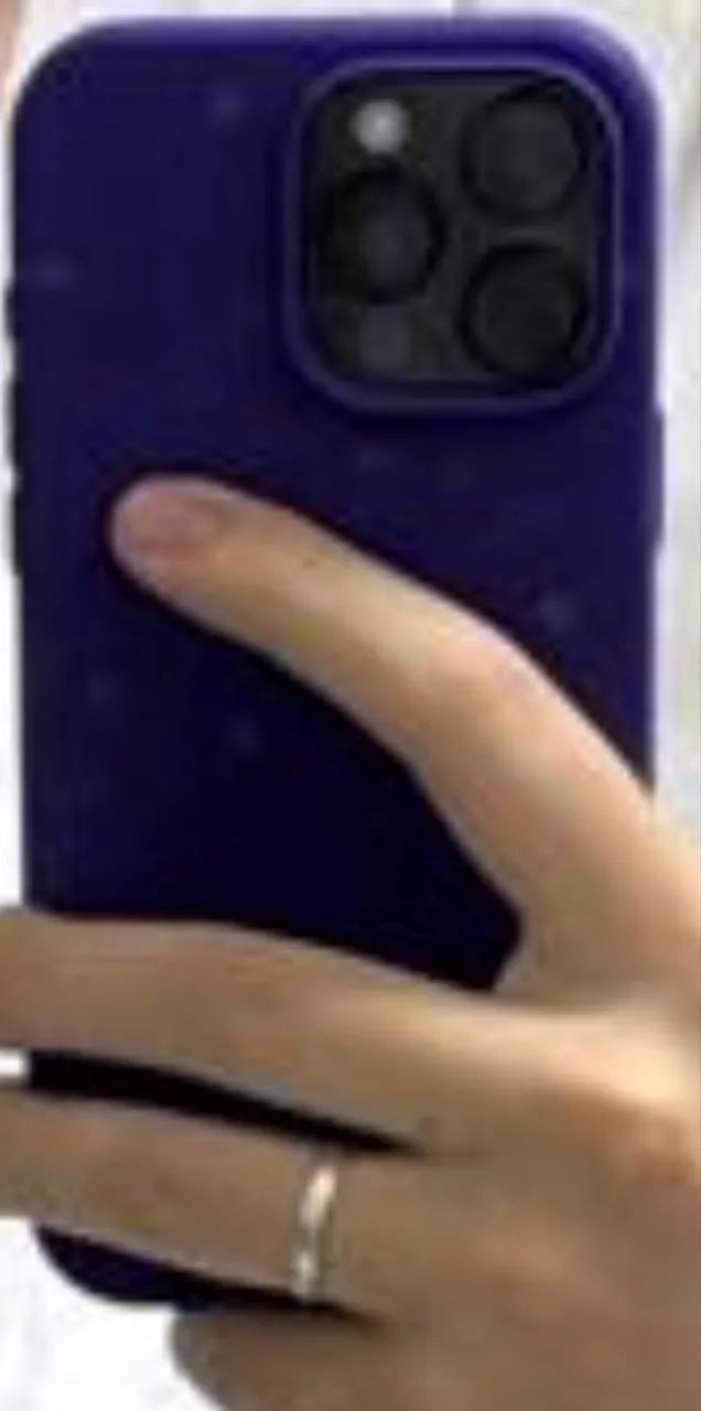 Capa de silicone iPhone 16 Pro Max- roxo - Foto 2
