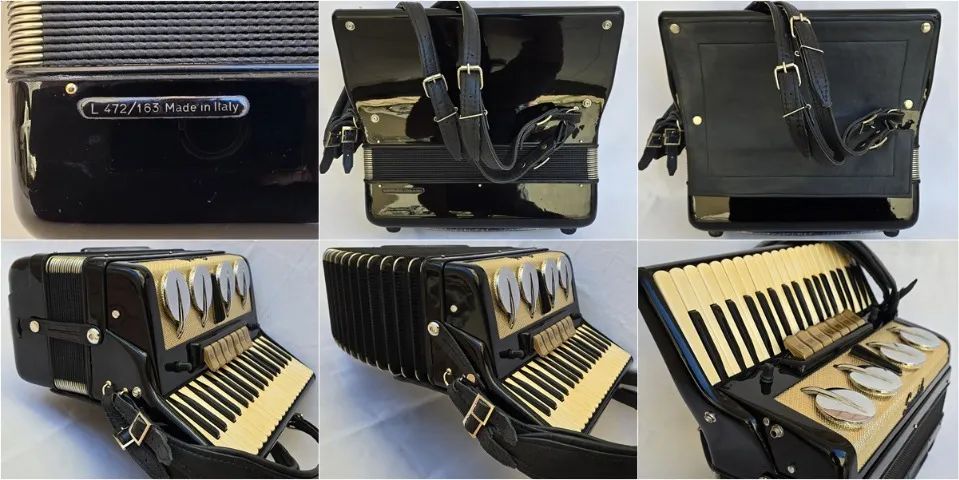 Acordeon 80 Baixos Scandalli "Já Eletrificada" - Foto 6