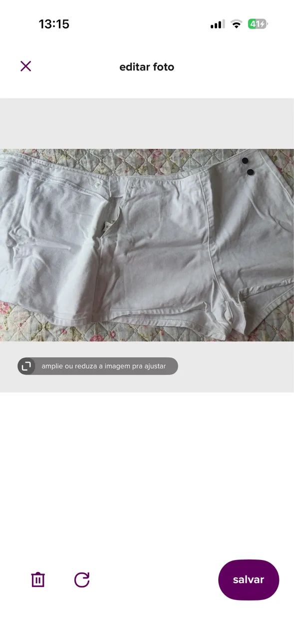 Short saia branco C&A - Foto 3