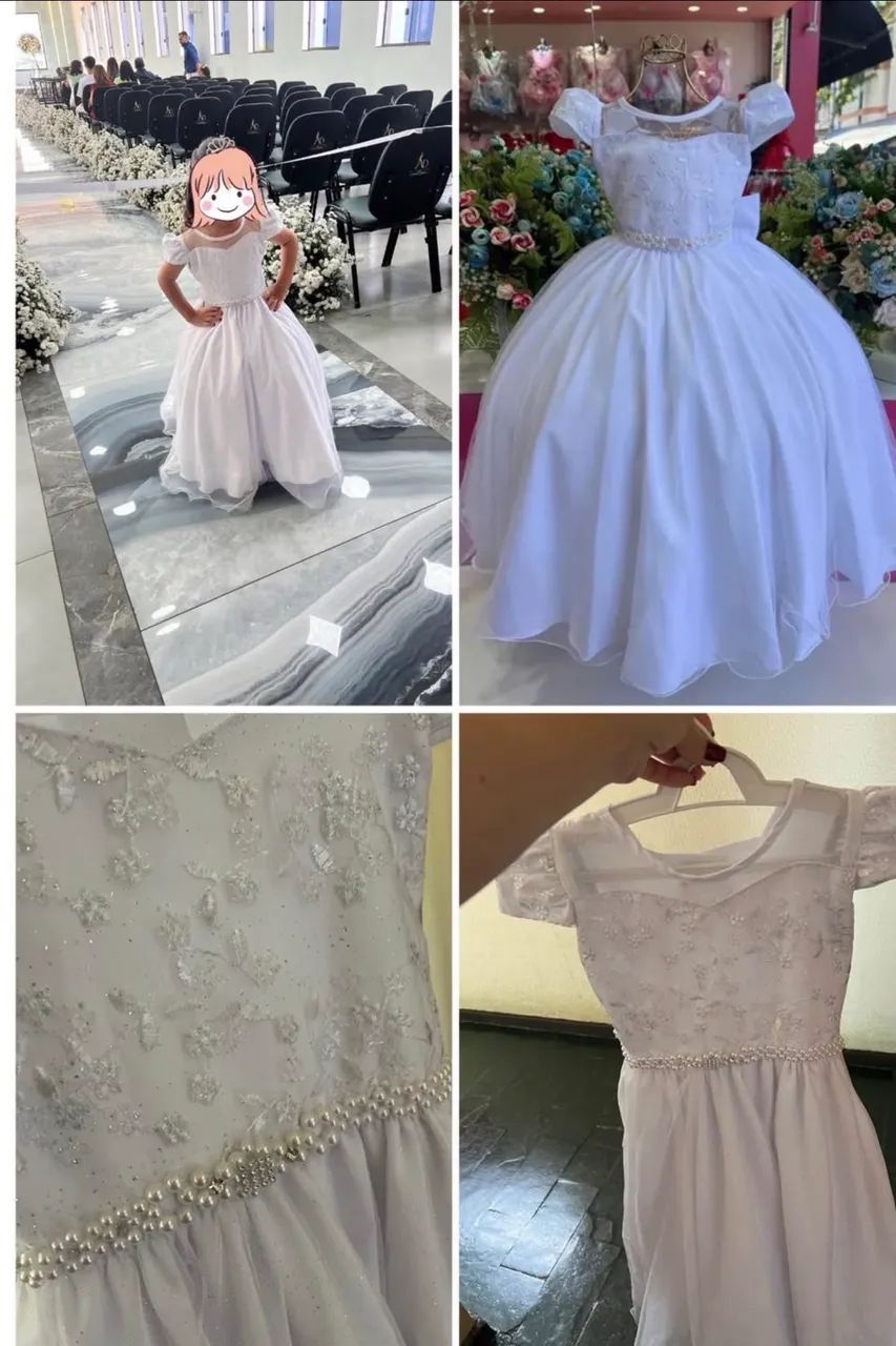 Vestido de daminha / noivinha - Foto 3