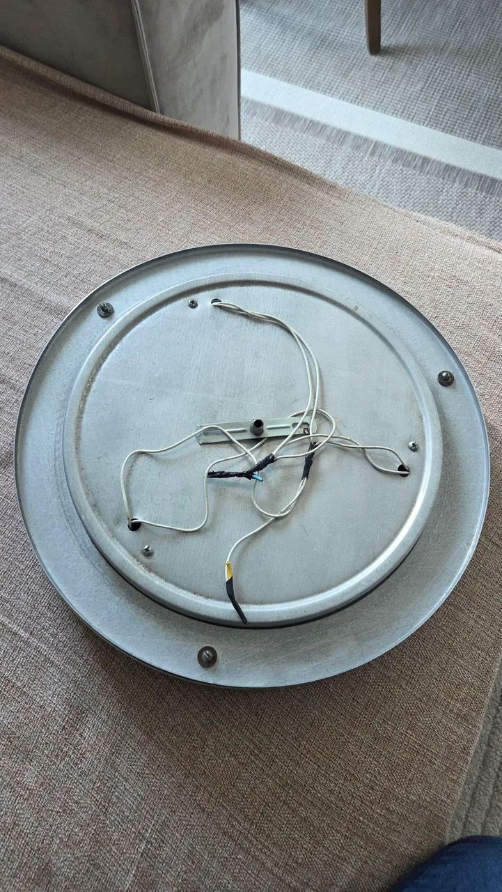 Lustre alumínio e vidro jateado - Foto 3