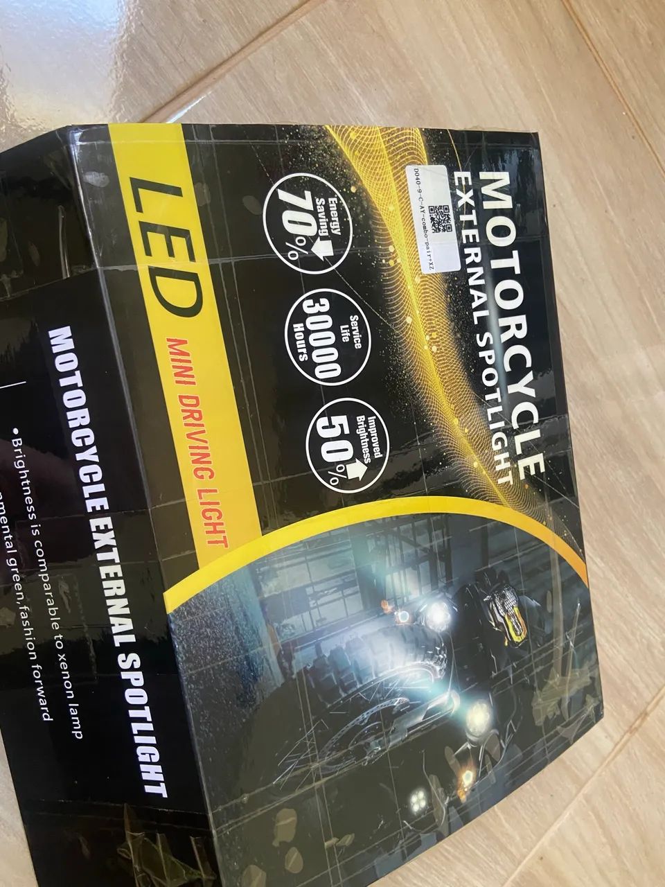 Luzes Milha Moto 4,5 polegadas, Alto e Baixo com DRL Âmbar, Milha, Neblina Big Trail - Foto 4