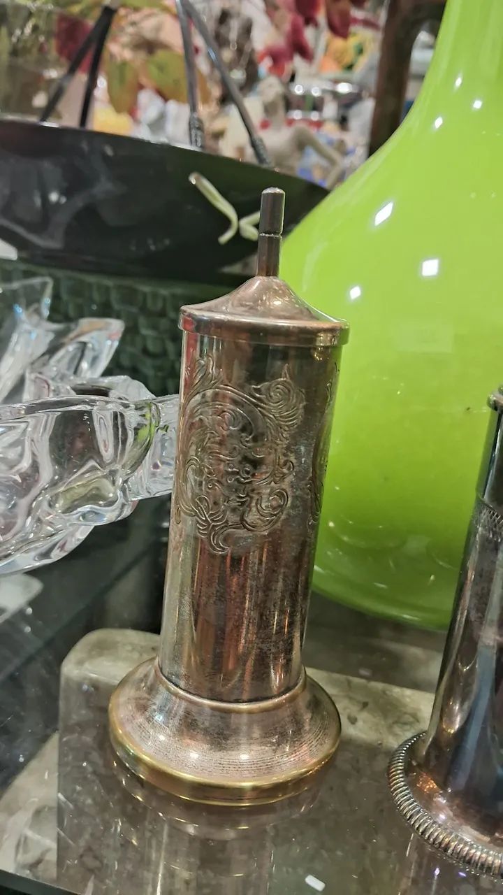 3 paliteiros antigos para uso ou decoração.  - Foto 4