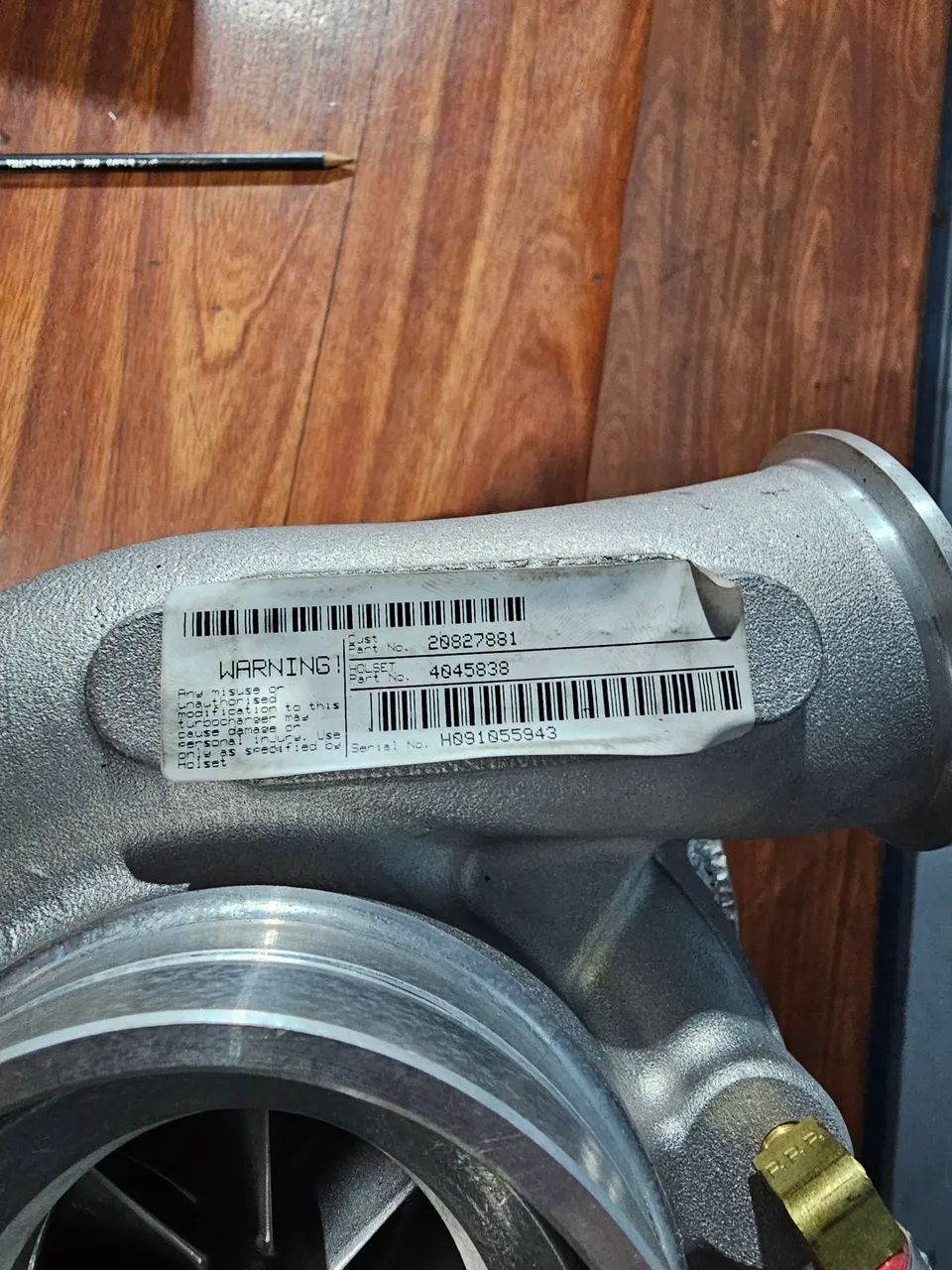 Turbo compressor volvo B9 novo - original  - Foto 5