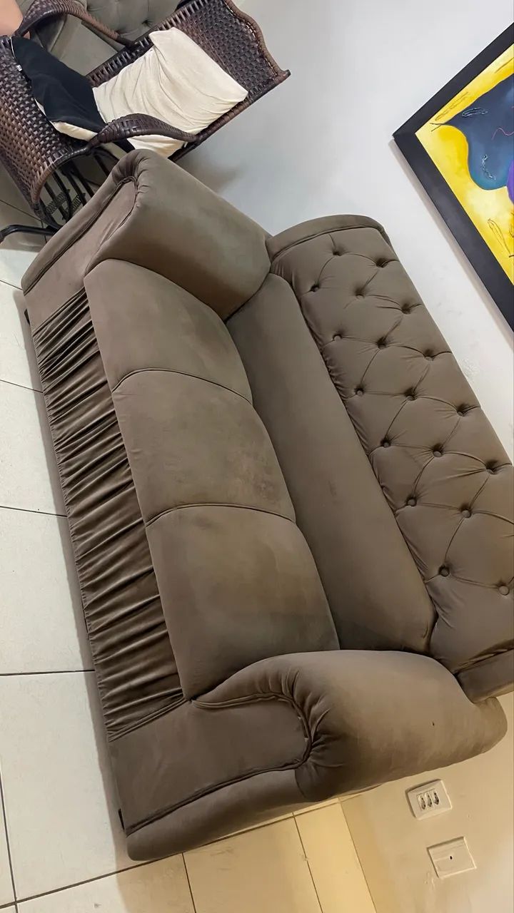 Sofá 3 lugares com nota fiscal  - Foto 2