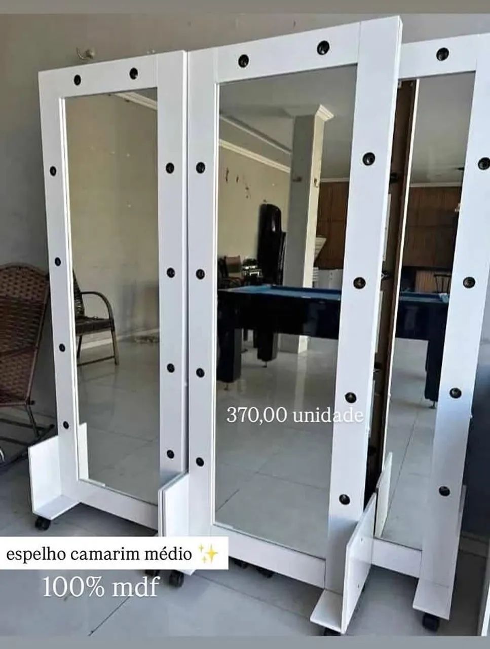 ESPELHO CAMARIM E PENTEADEIRAS DISPONÍVEL PARA ENTREGA  - Foto 2