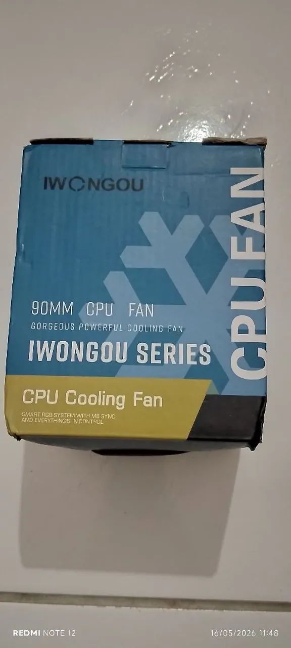 Cooler CPU RGB IWONGOU 90mm - Intel e AMD - Foto 2