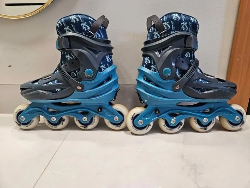 Patins Traxart X-Light Ajustável 33/36 + Kit de Proteção (Tamanho P) - Foto 4