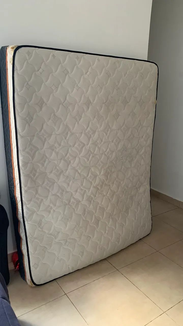 Kit Cama box bau Queen + Colchão de molas - Foto 2
